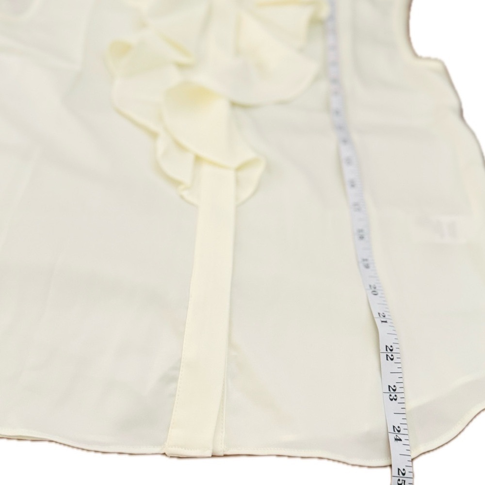 RW&CO. Sleeveless Ruffle Blouse SIZE SMALL NEW - Picture 8 of 12